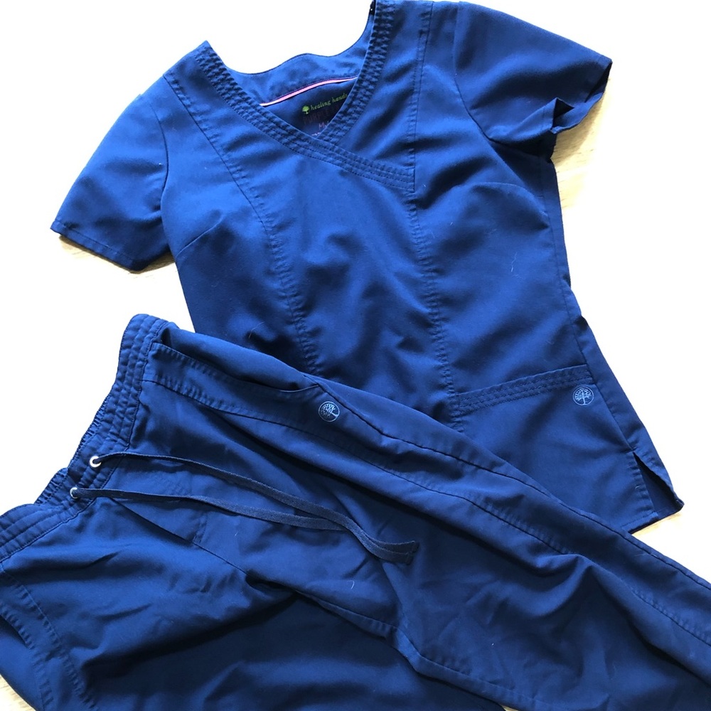 Healing Hands Purple Label scrubs navy XS